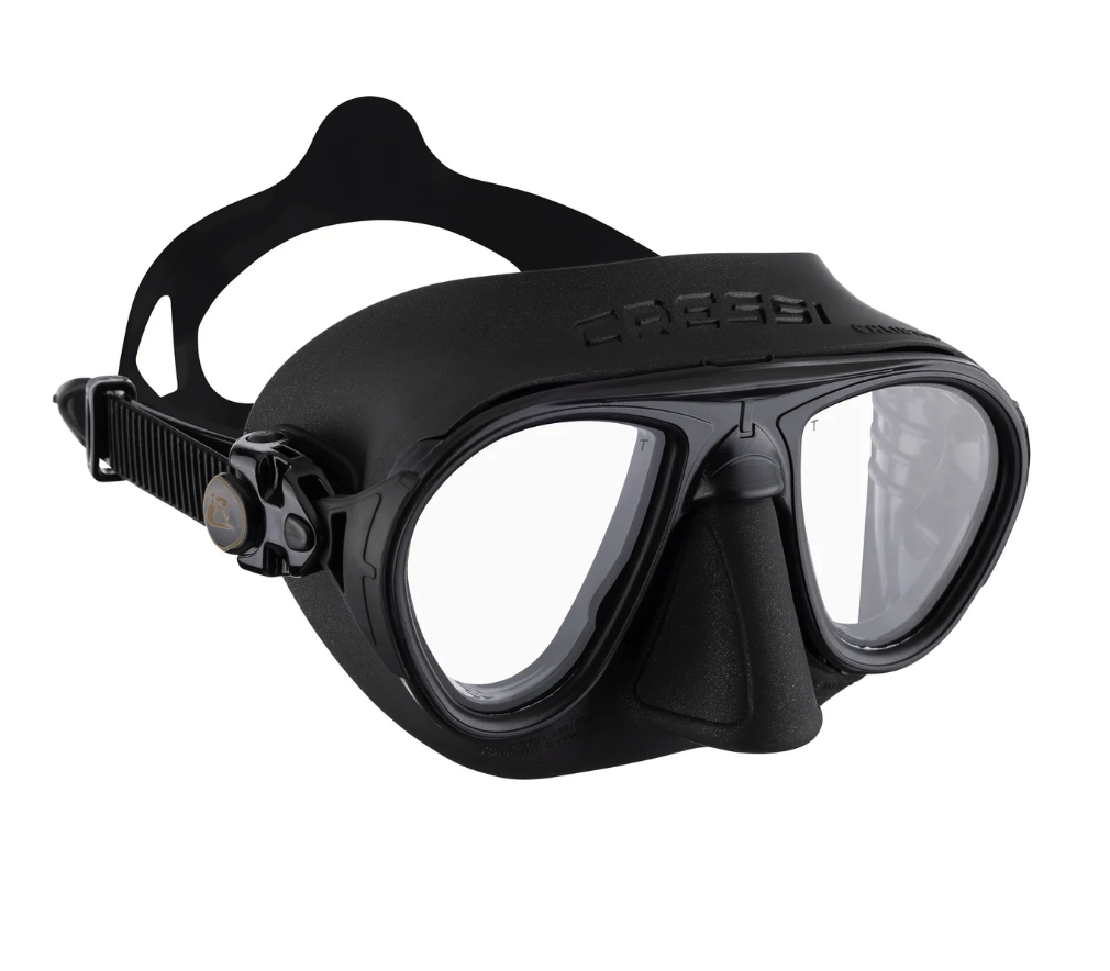 Diving Mask CRESSI Calibro Black/Silver with FOG-STOP technology