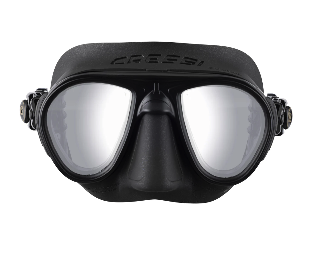 Diving Mask CRESSI Calibro Black/Silver with FOG-STOP technology