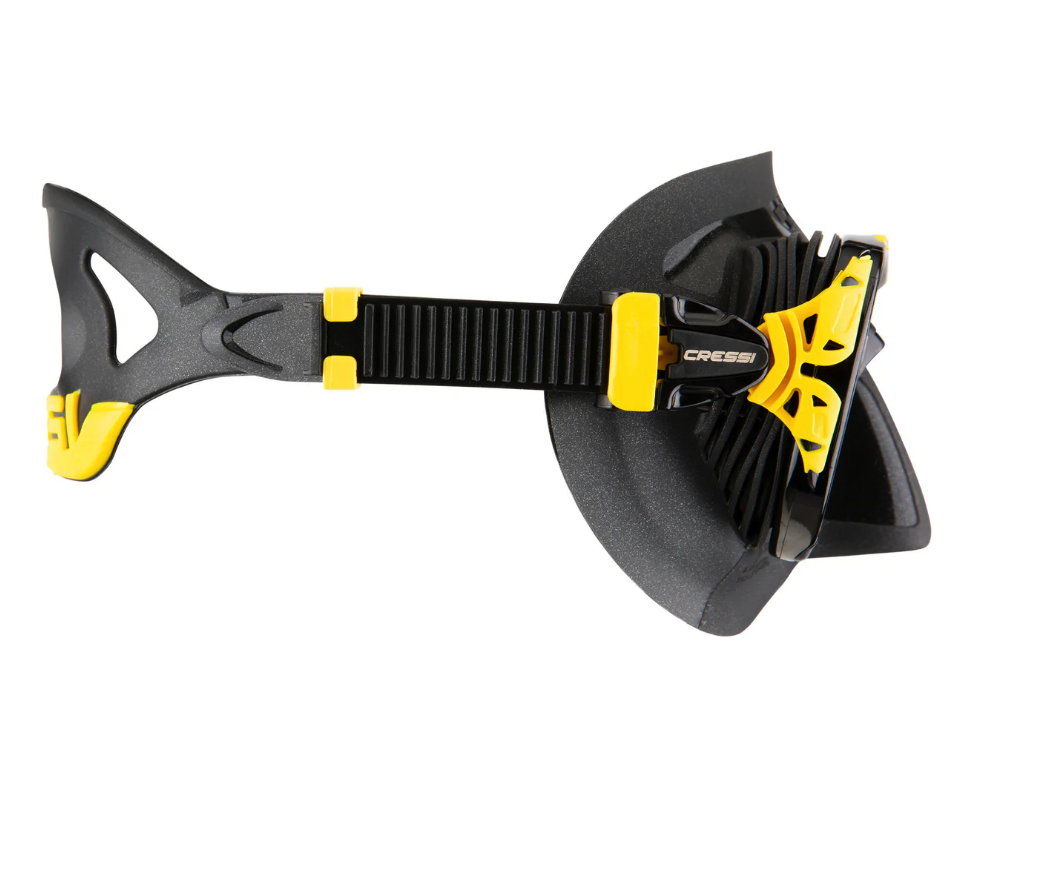 Diving mask NAXO Black/Yellow ANTI-FOG technology