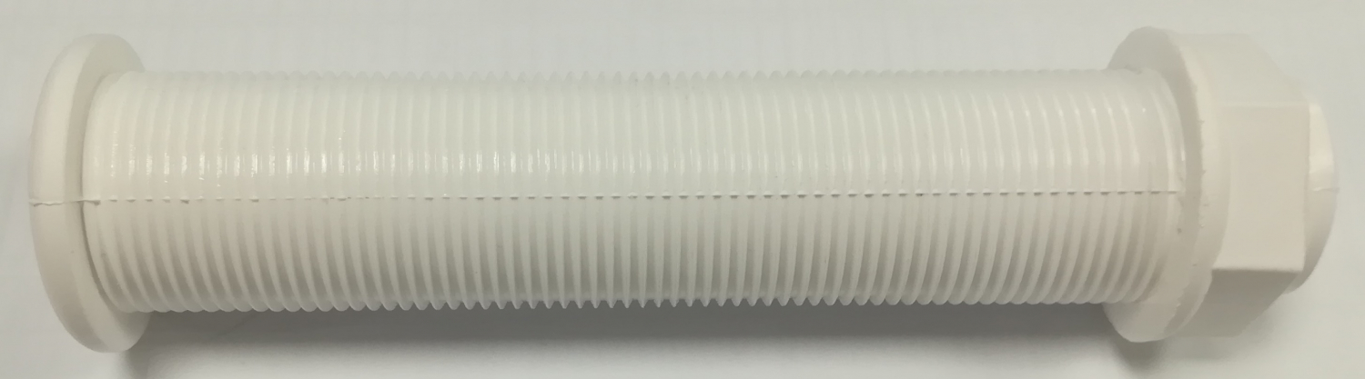 Water drain bushing white inner Ø23mm x 153 mm