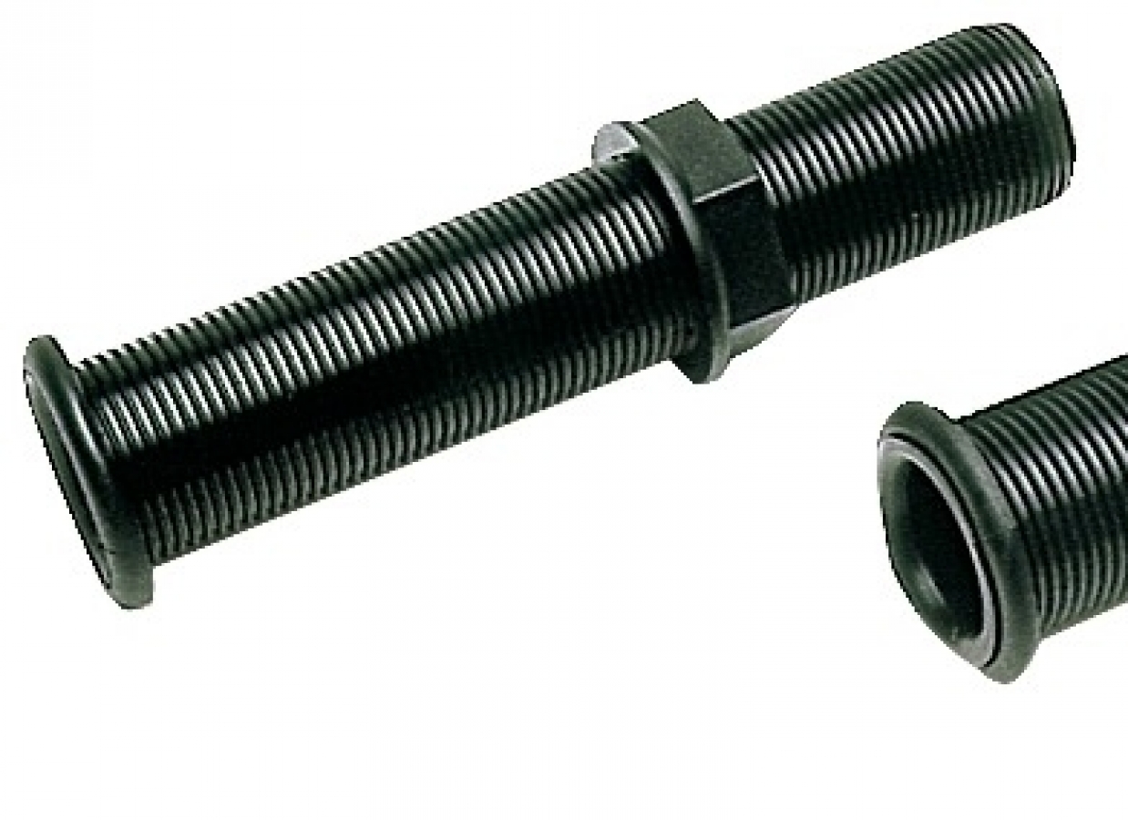 Water drain bushing black inside Ø23 x 153 mm