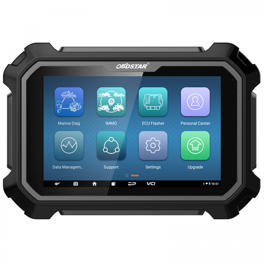 Datordiagnostikas komplekts OBD STAR D800 Marine