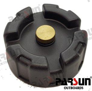 Fuel tank cap OEM: Parsun: F15-10010000; Yamaha: 6YJ-24610-00, 6YJ-24610-01, 6YJ2461000, 6YJ2461001