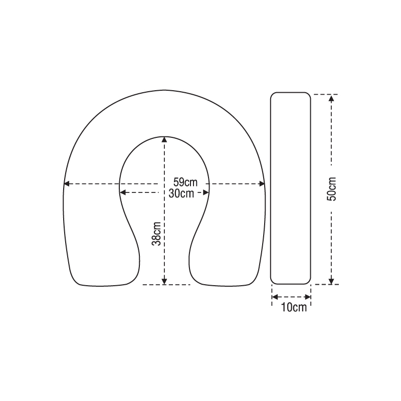 Horseshoe Quick RD 142N - white - without certificates - for inland waters