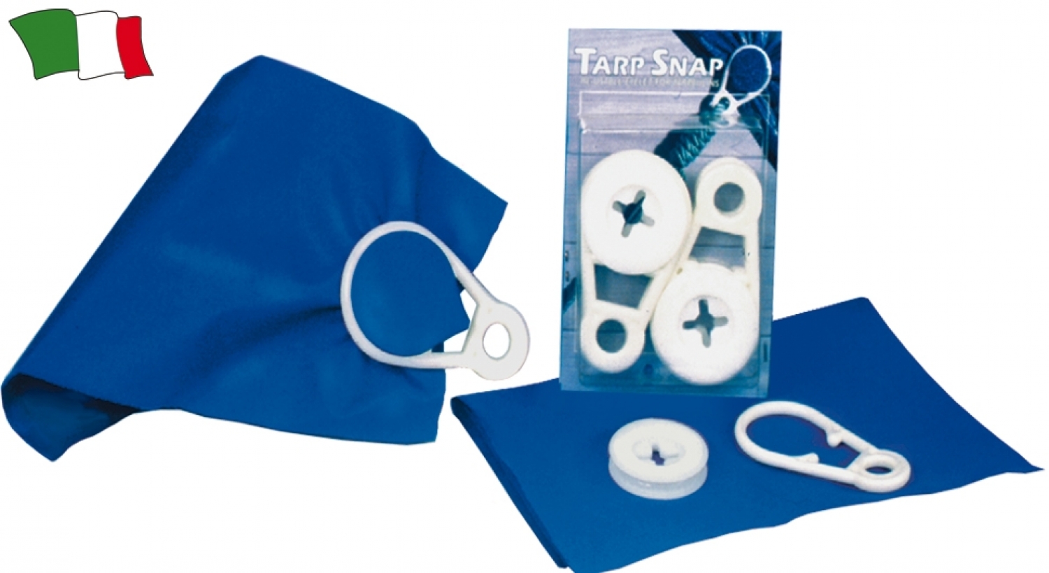 NYLON TARP-SNAP, WHITE