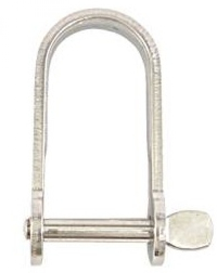 Flat shackles, eyebolt AISI316 5mm 2 pcs. Li-17mm, BI-12mm, S-2mm, 1000kg