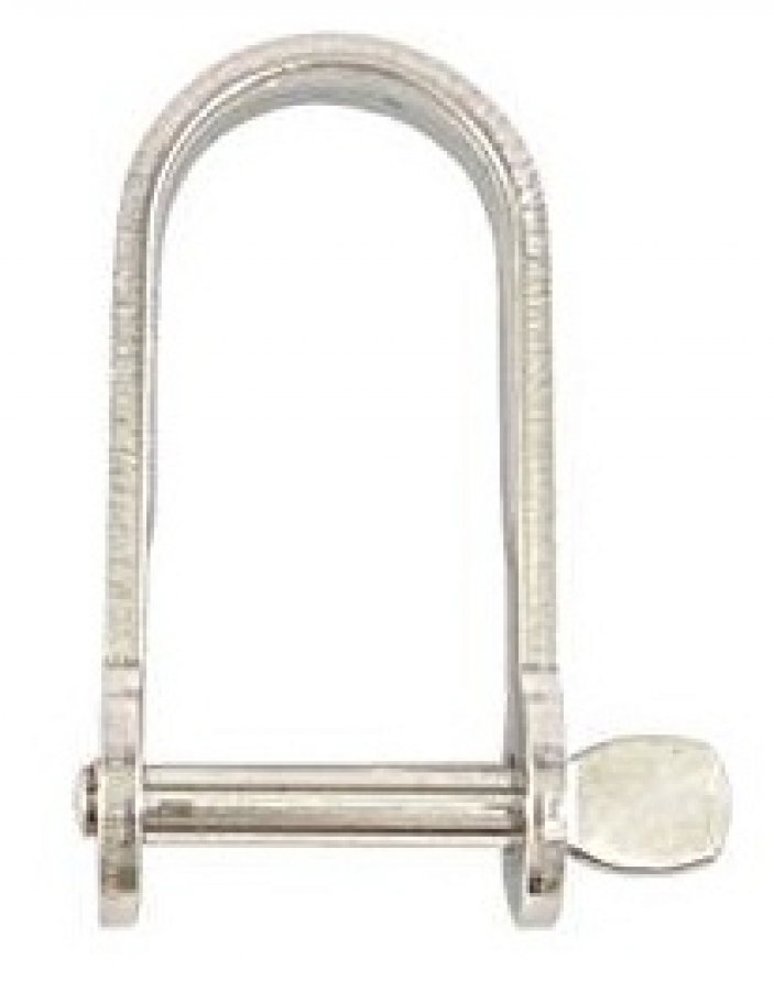 Flat shackles AISI316 d.5mm 2 pcs. Li- 36mm, Bi- 16mm S- 2.5mm, 1100kg