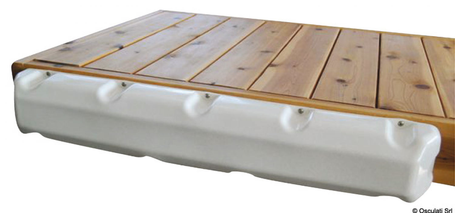 Защита для дока - белая L- 96см Сечение 15х10 см