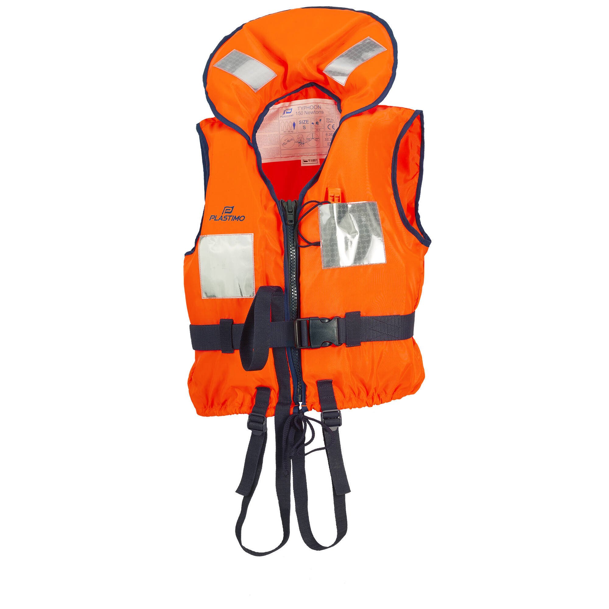 Glābšanas veste Typhoon 150N 70-90kg Plastimo