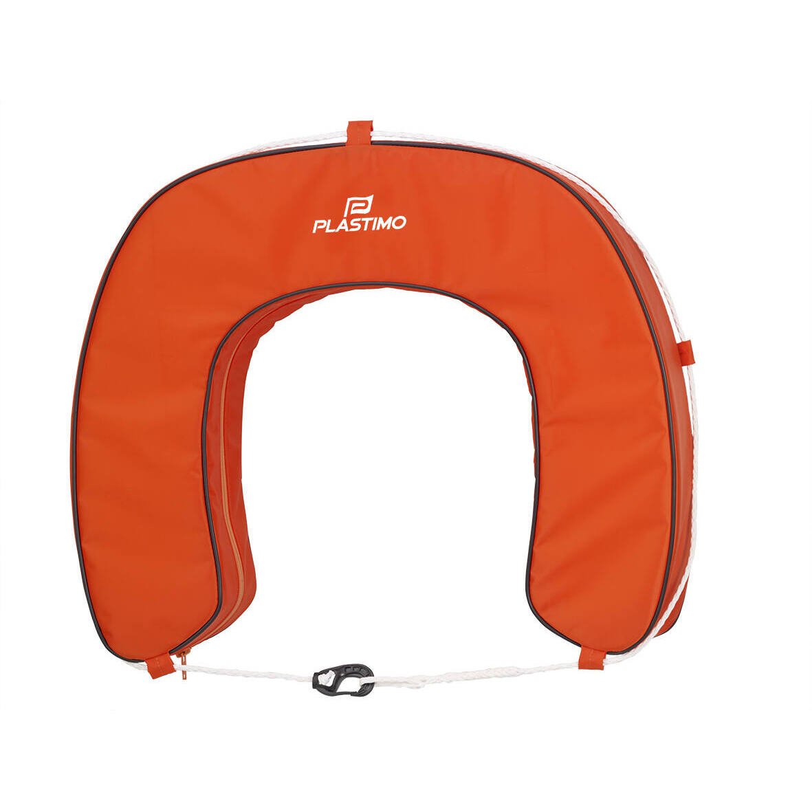 Horseshoe buoy with orange removable cover - Plastimo