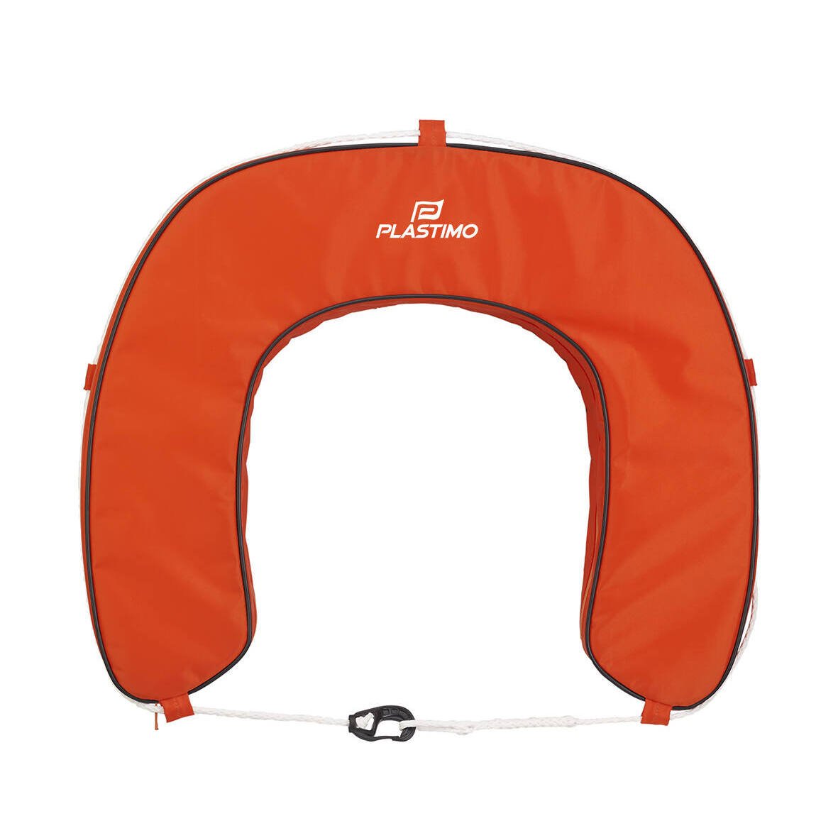 Horseshoe buoy with orange removable cover - Plastimo