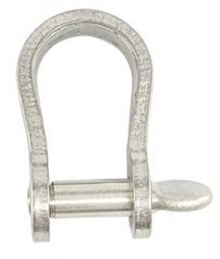 Flat shackles M6mm AISI316 L-23mm Bi-14mm S-3mm 2000kg