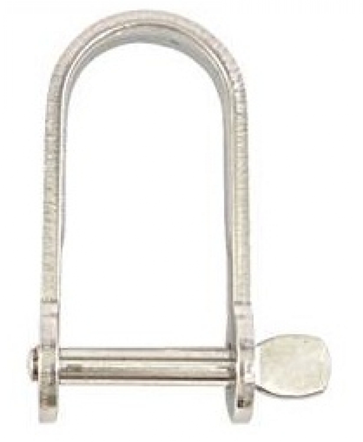 Flat shackles AISI316 M6mm Li-40mm Bi-14 S-3mm 2000kg