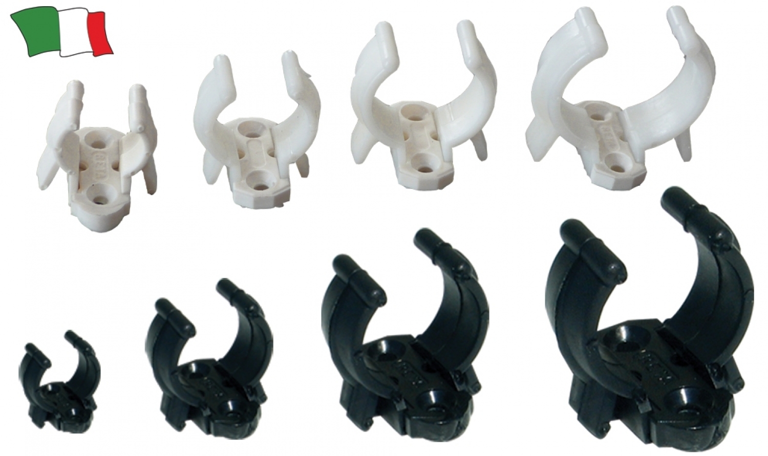 Пластиковый зажим D-22-28мм