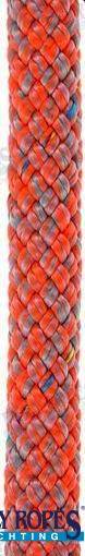 Poli-braid-32 12mm. pelēks/oranžs (85 m)
