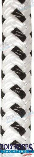 flexline 12 mm black/white (165 m)
