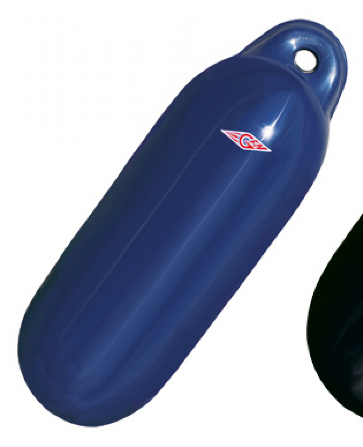 отбойный буй 12x45см - синий - одинарный