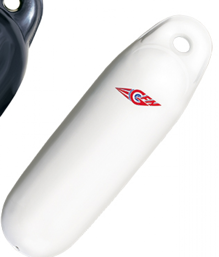 Кранец белый - 21x62см - одна петля