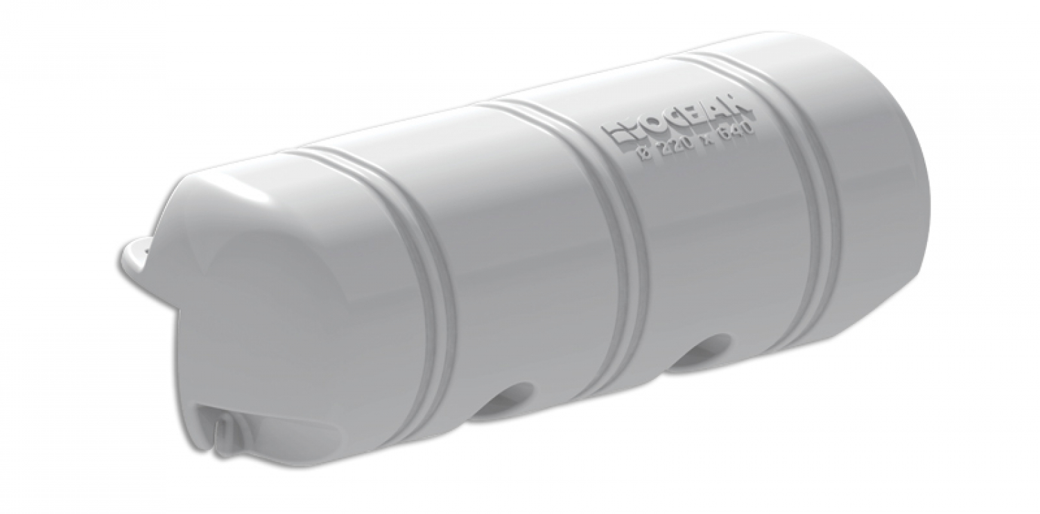 Pontona aizsargs OCEAN Dock - balts 22x64cm