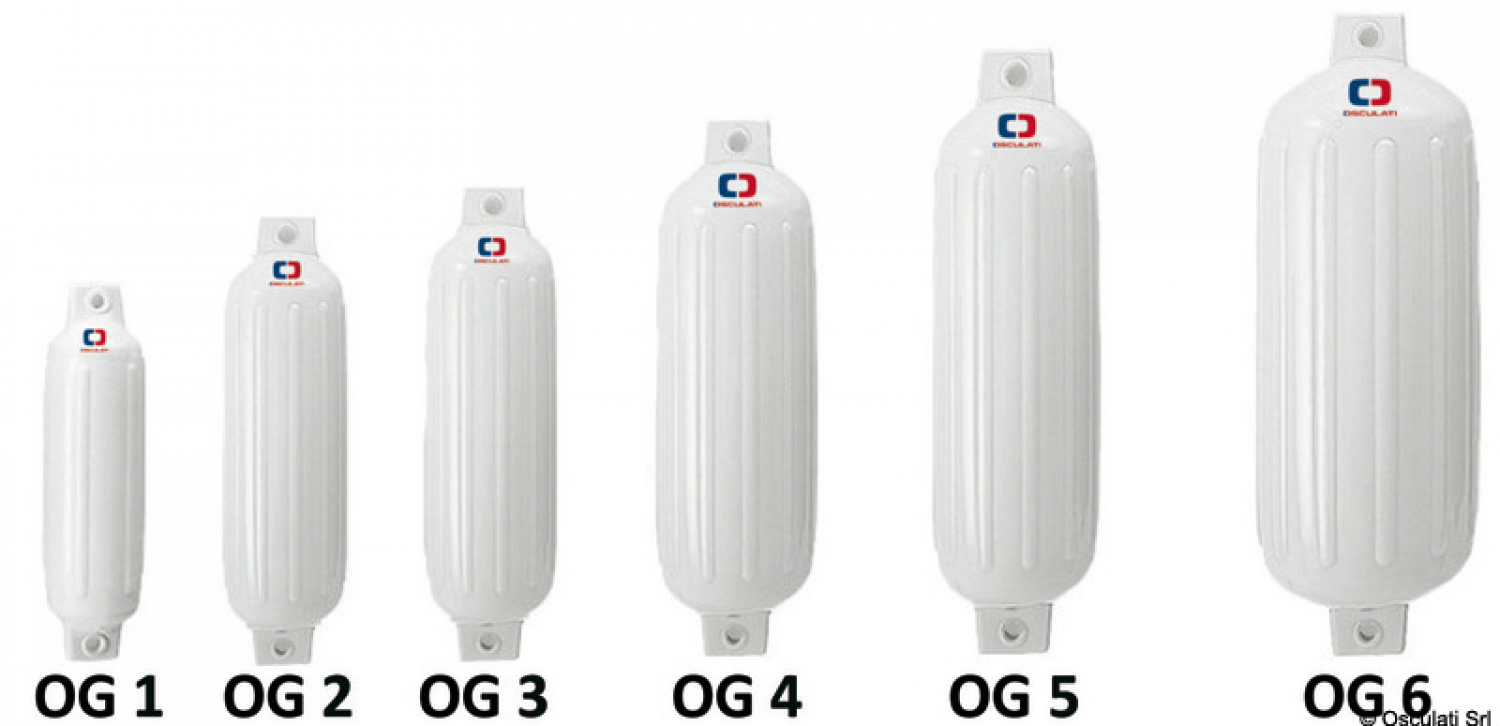 Fender buoy-  OG4 16x58cm - White