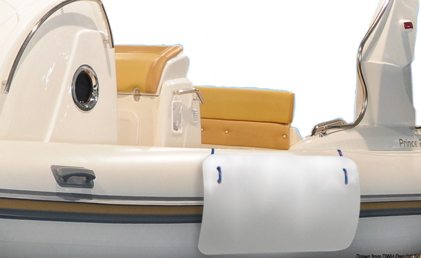 Fender for inflatables 250 x 500 mm