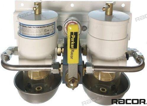 filter Racor duplex marine -  clear