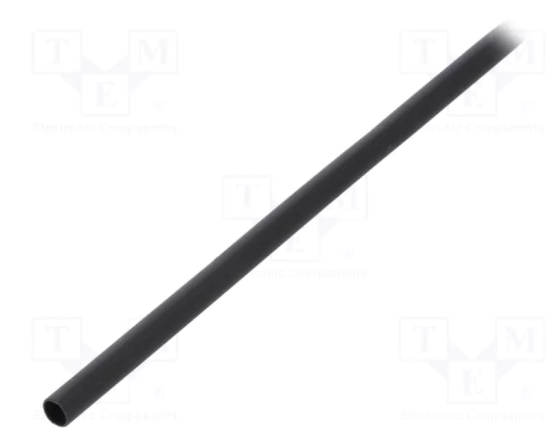 Thermotube 4:1 4mm 1m - black