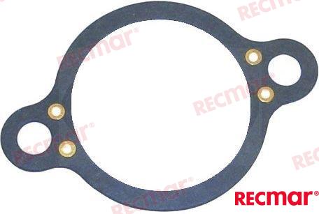 Thermostat gasket OEM: Yanmar: 27-53045Q01; Mercruiser: 27-530451, 27-53045Q01, 27-8M2021920, 53045Q01, 53051; Volvo: 3852111, 835417