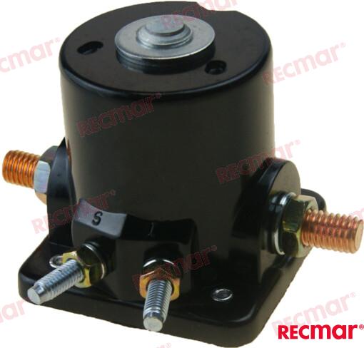 Solenoid for Mercruiser, OMC 12V OEM: Mercruiser: 47886, 47886T; OMC: 0586180, 380095, 383622, 389398, 389493, 395419, 582708, 586180