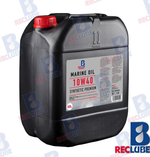 Синтетическое масло морское 10W40 50L NMMA FC-11815R API SJ/SG