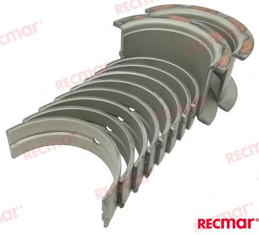 Crankshaft bearing kit for GM V8 5.7 from 96 on 0.10 OEM: Mercruiser: 23-818467, 818467