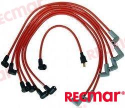 spark plug wire set V6 OEM: Volvo: 3857166; Mercruiser: 816761Q7, 84-813720A7, 84-816761Q7