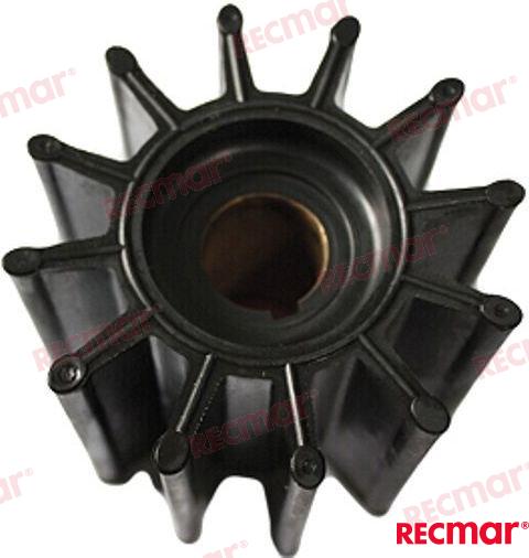 Impeller for OEM: OMC: GM18793; Cummins: 3802444, 3897337, 3916852, 3925236; Caterpillar: 1.79769313486232E+308, 1W5664
