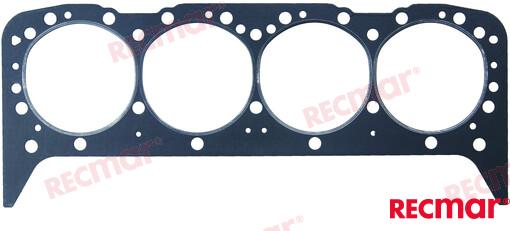 Head gasket V8 GM350 No-Vortec OEM: Mercruiser: 27-75611, 27-75611001, 27-756111, 75611, 75611001; Volvo: 3853380, 856474; Crusader: RM0195