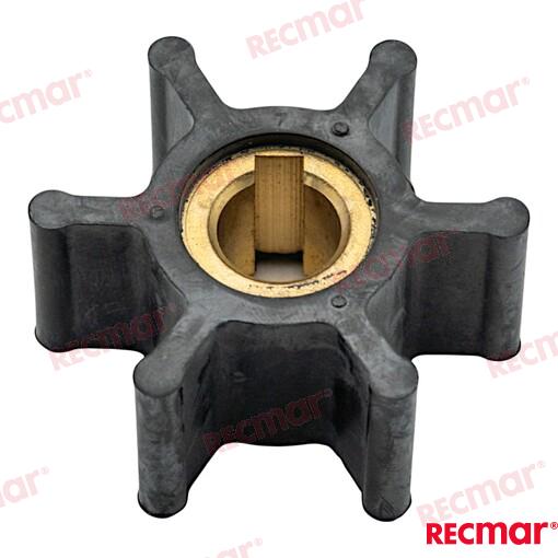 Water pump rotor OEM: Yanmar: 124223-42091, 124223-42092, 128296-42070, 128620-42200, 128620-42201; OMC: 229955, 250872; Vetus: IMP00101