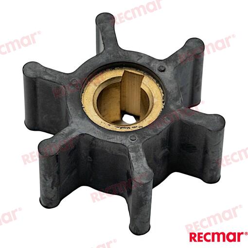 Water pump rotor OEM: Yanmar: 124223-42091, 124223-42092, 128296-42070, 128620-42200, 128620-42201; OMC: 229955, 250872; Vetus: IMP00101