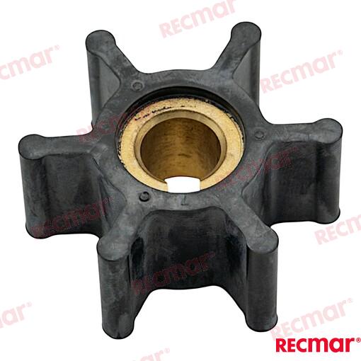 Water pump rotor OEM: Yanmar: 124223-42091, 124223-42092, 128296-42070, 128620-42200, 128620-42201; OMC: 229955, 250872; Vetus: IMP00101