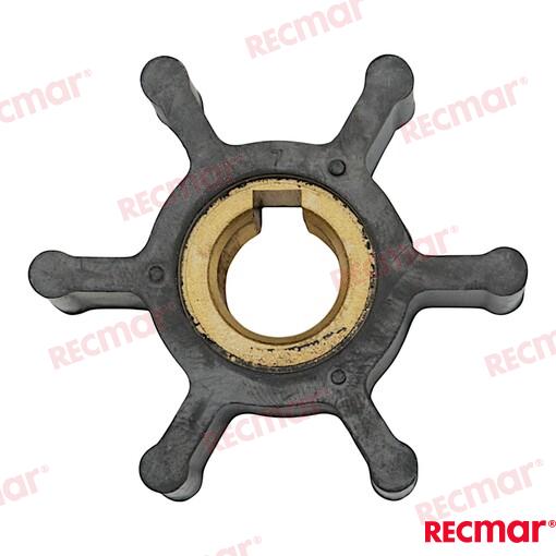 Water pump rotor OEM: Yanmar: 124223-42091, 124223-42092, 128296-42070, 128620-42200, 128620-42201; OMC: 229955, 250872; Vetus: IMP00101