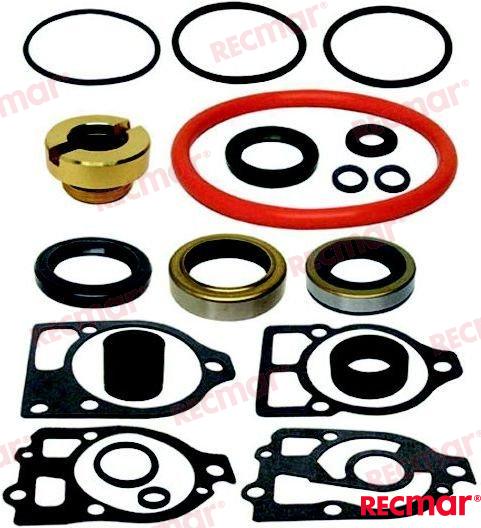 Gasket set for Alpha Gen 1 / MC / R1 lower gearbox 1978-1990 OEM: Mercruiser: 26-33144A2, 33144A1, 33144A2, 89238A1; OMC: 0509172