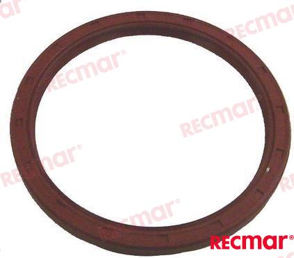 rear main crankshaft seal GM 7.4 OEM: Mercruiser: 24-801879T, 26-811554, 811554; Volvo: 3853528, 857232; OMC: 0915346, 3853528