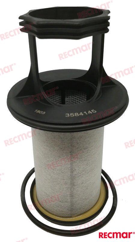Crankcase ventilation filter OEM: Volvo: 3584145, 3854145; OMC: 3854145