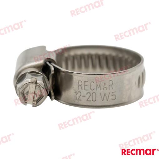Hose Clamp AISI316 12-20 W5 (1 pcs.)