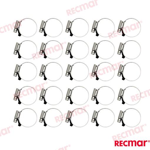 Hose Clamp AISI316 25-40 W5 (25 pcs)