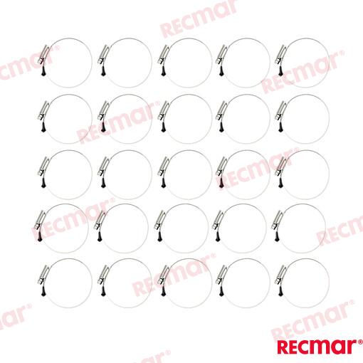 Hose Clamp AISI316 60-80 W5 (25 pcs)