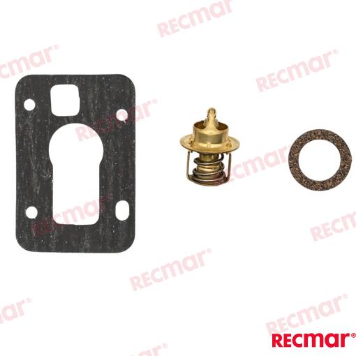 Thermostat OEM: Volvo: 3853799; Mercruiser: 802446; OMC: 0778064, 0982554, 3853799