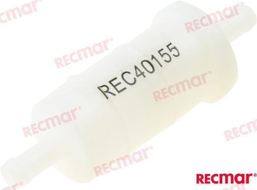 Fuel filter universal Ø8mm OEM: Mercruiser: 35-8162964, 35-816296K2, 35-816296Q2, 8162962, 816296B2, 816296K2, 816296Q1, 816296Q2