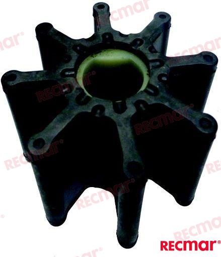 Impeller for Bravo 1999, Jabsco: 17954-0001, JOH: 09-703B-1 Mercruiser: 47-593621, 47-59362Q01