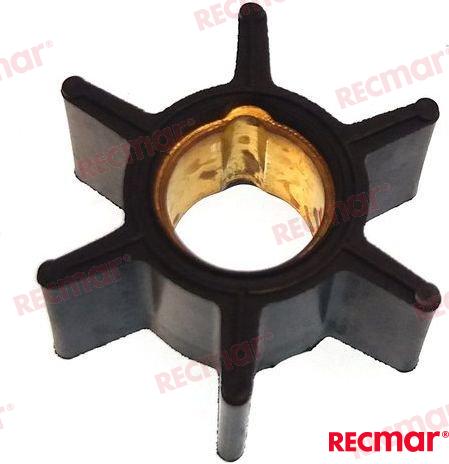 Impeller - Mercury (4.5-7.5-9.8HP) OEM: Mercruiser: 47-89981, 65957, 89981, 89981B, 89981Q1, 89981T1; OMC: 0508386, 0775463