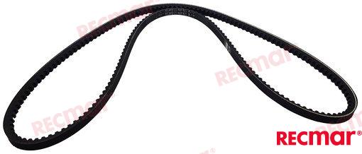 Belt V-Type OEM: Mercruiser: 33170, 34359, 37619, 37619Q, 57-33170Q, 57-34359, 57-37619Q, 57-37619T; OMC: 0509287, 0509288, 0912714