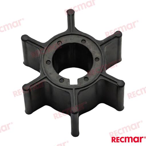 Water pump impeller - (8A, 8B, 15A) OEM: Mercruiser: 47-95611M, 95611M; Yamaha: 662-44352-01, 6624435201